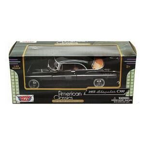 1955 Chrysler C300, Black - Motormax - 1/24 Scale Diecast Model Car